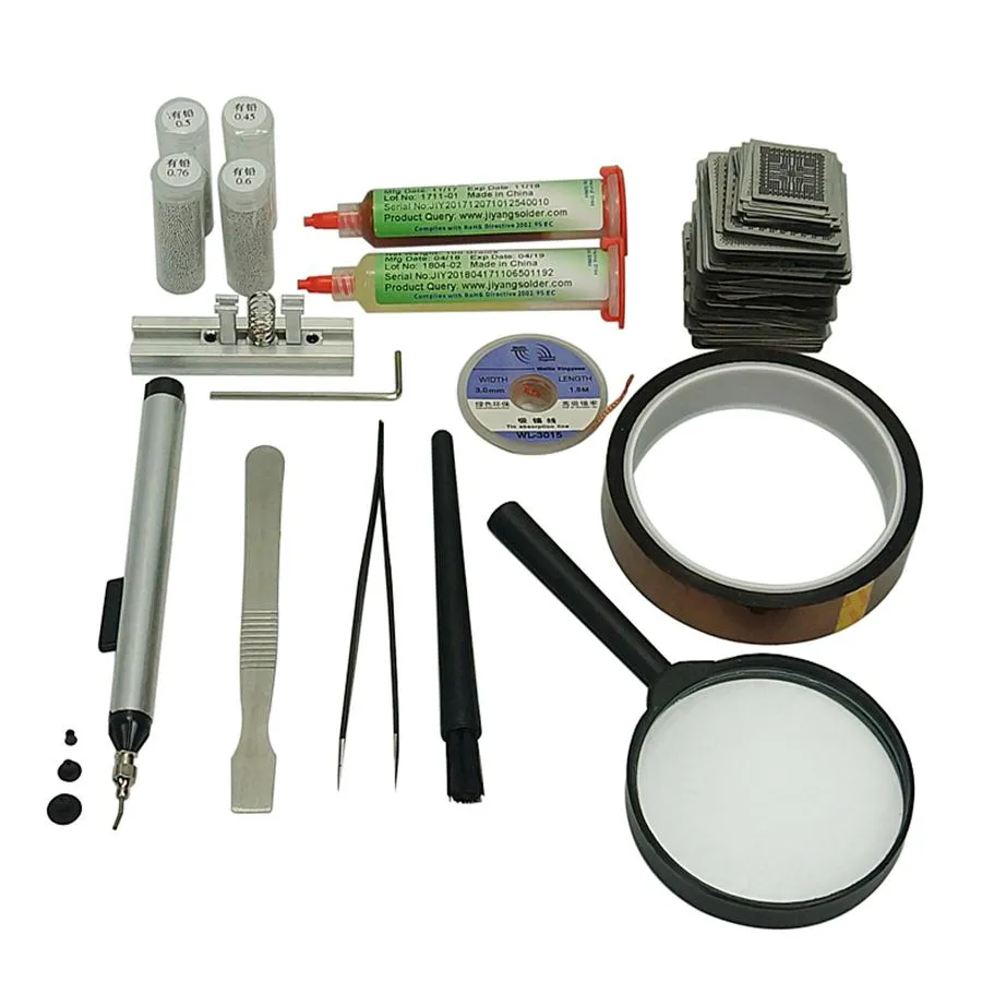 Wholesale Complete BGA Reballing Kit Stencils Solder Balls Reball