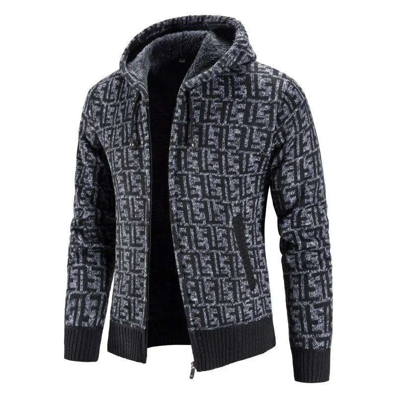 Herenjacks Autumn Winter Herentruien Warm Cashmere Wool Zipper Cardigan Sweaters Man Casual Gebreide Sweatercoat LL220826