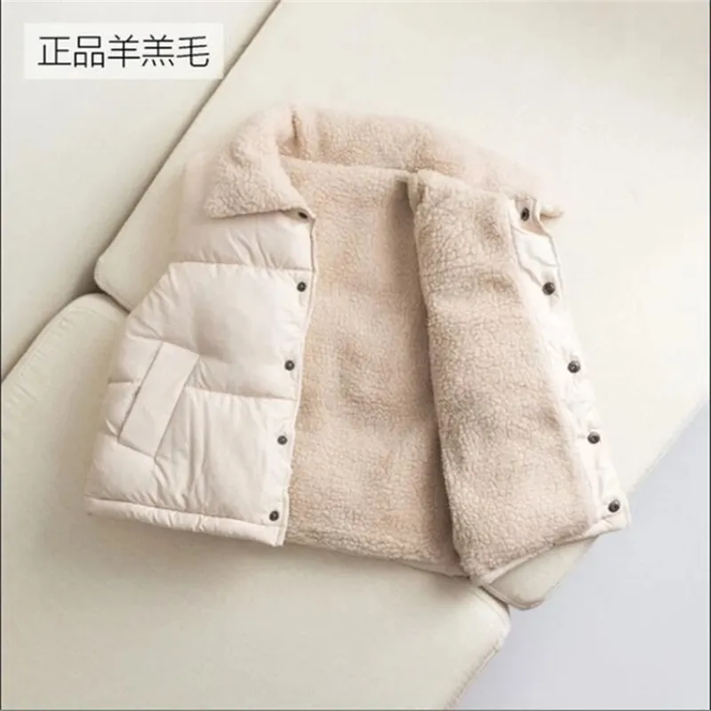 Gilet automne hiver garçons filles sans manches à capuche gilet veste dessin animé imprimé manteau enfants vêtements d'extérieur chauds a220826