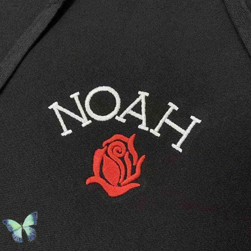 NOAH Rose Embroidered Embroidered Sweatshirts For Men And Women  