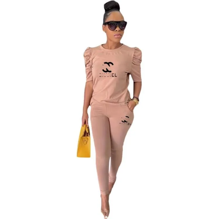 Chándales Sexy Club Party Hollow Out See Through 2 piezas Pantalón Conjunto a juego Mujeres Camisa de cuello alto Tops Leggings Traje flaco para mujer Dos piezas Drss Diseñador para mujer