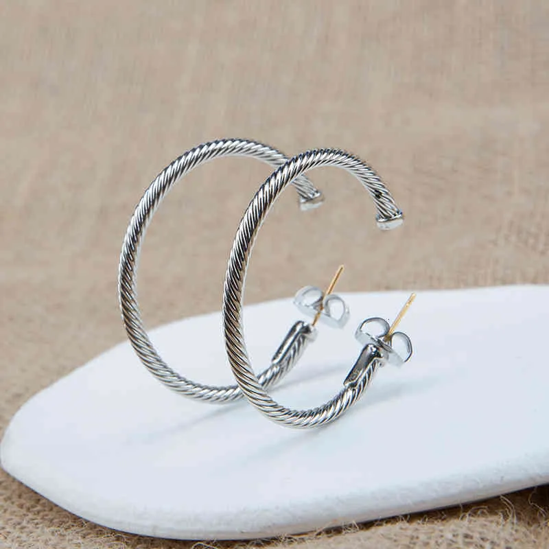 Ohrring Modeschmuck Ohrringe Designer Charm für trendige Creolen Luxus Damen Klassisch Orecchini rund Damen Geburtstag Banquent Accessoires
