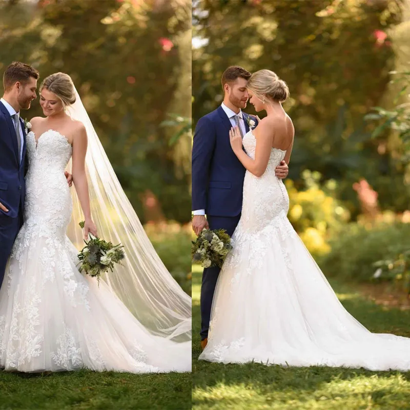 Artı Boyut Sevgiliye Denizkızı Gelinlik Boho 2022 APLITES DANTİSİ BESTIDO DE NOVIA BRIDE GOWNS