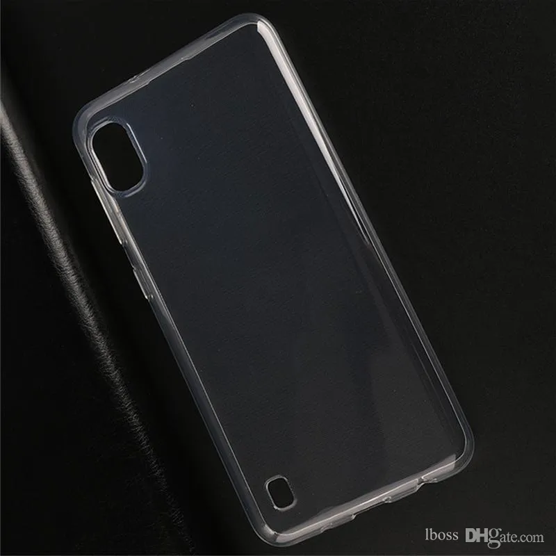 Dikke transparante TPU -gevallen voor Samsung Galaxy A10 A30 A20 A40 A7 A70 A2 Core A20S A90 5G A51 A71 4G A81 A91 A01 A21 A41 Soft Cover