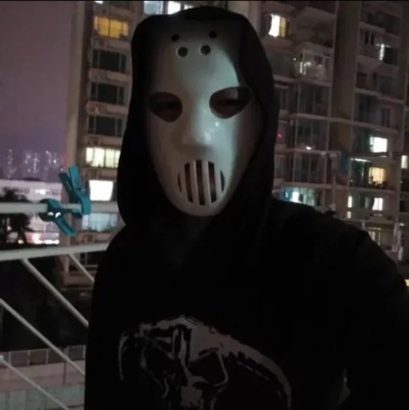 Angerfist Style Halloween Mask - Quality Costume Party Mask for Prom ...