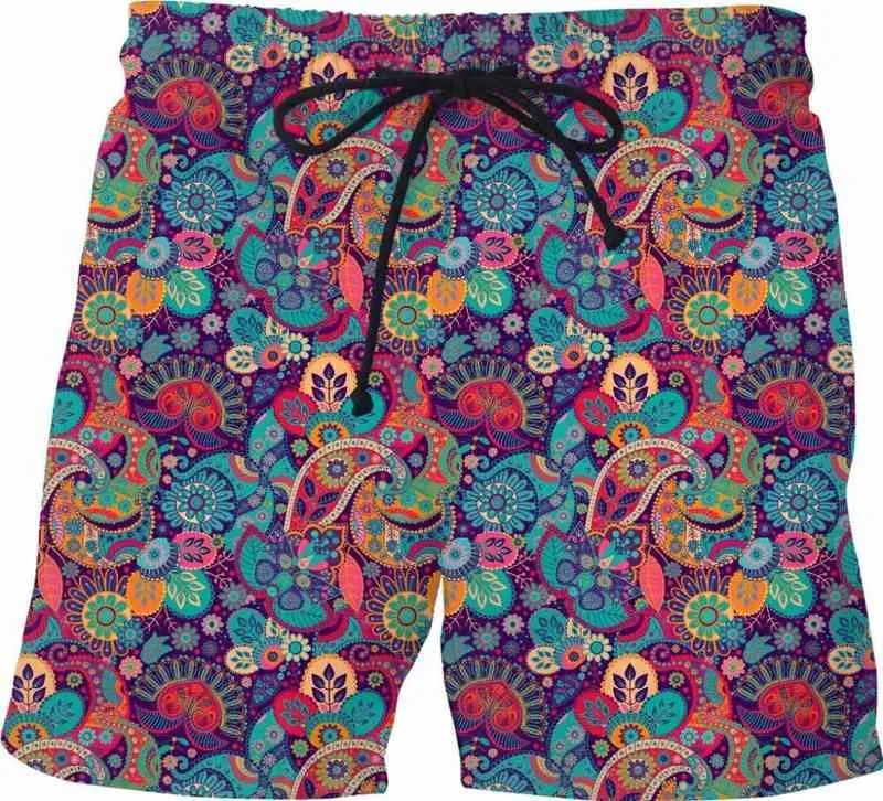 Paisley Swim Shorts - SS0129