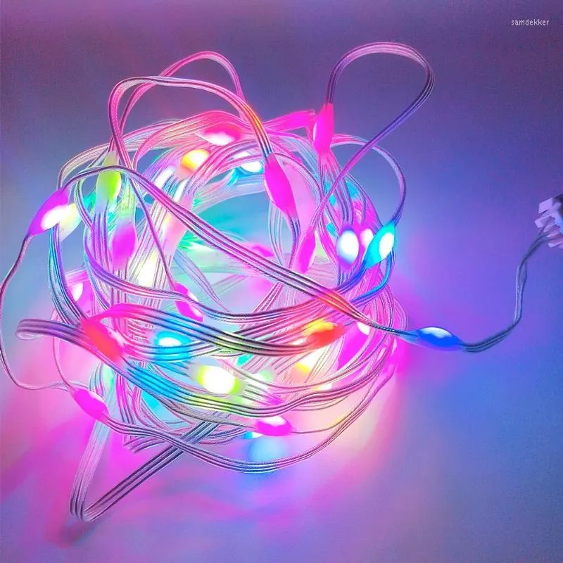 Strings 5m 5V WS2812 RGB Pixel LED String Light Dream Color Addressable