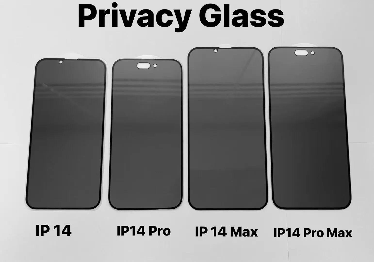 MobileScape Privacy Glass For IPhone 15/14 Pro Max Matte 9H Tempered