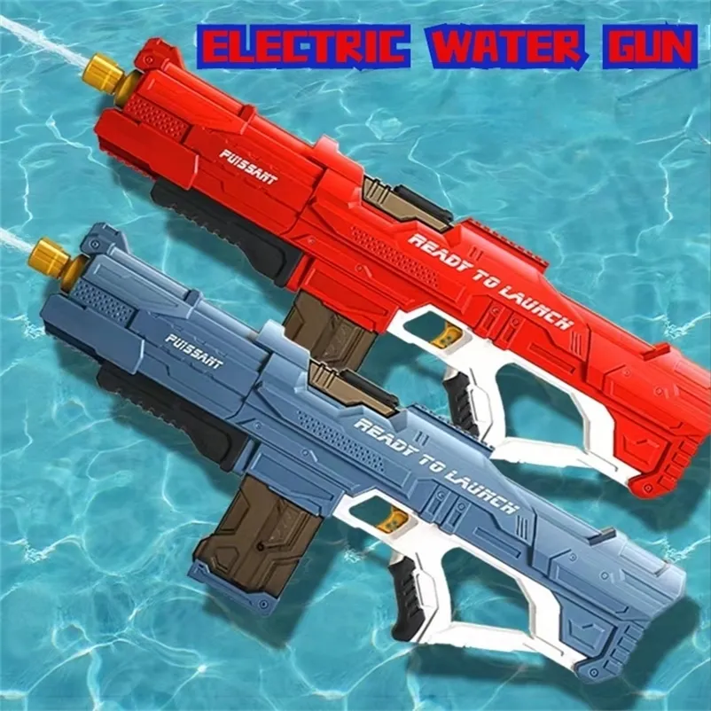 Gun Toys Electric Water Water High-Tech Children Beach Beach Beach Outdior Glaster Gel Summer Summer Slaster S للأطفال البالغين 220826