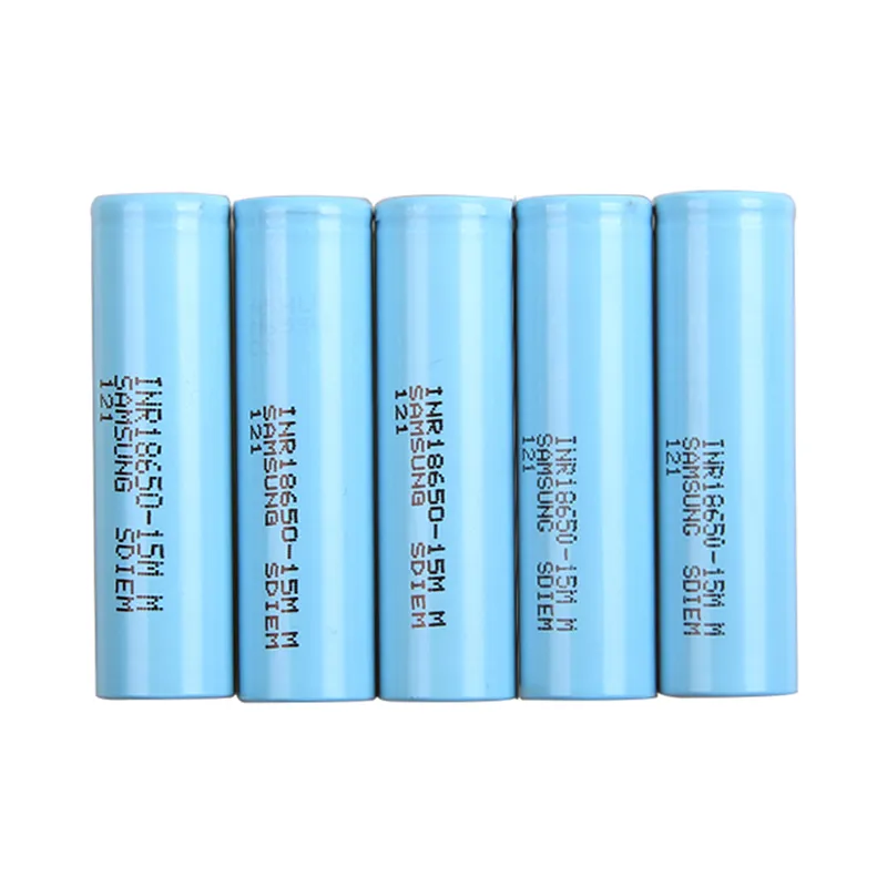 Batterie au lithium-ion rechargeable 3.7V 1500mAh 18650 5.55Wh Li INR18650 3.6V 3.7V 23A 15M 15U 15Q 15J