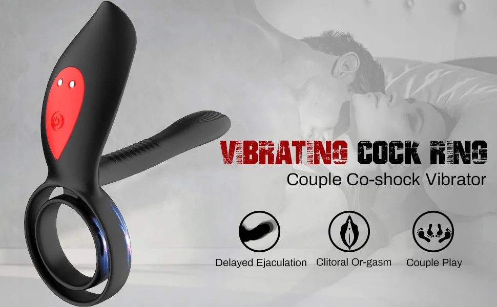 美容アイテムAV VibratorSsexy Machererotic ProductsStimulation強力な人間遅延射精ペニスストラポン大人のおもちゃリング振動