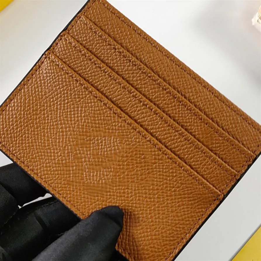 새로운 출시 브랜드 인간 팜 라인 카드 홀더 패션 디자인 신용 카드 코인 지갑을위한 미니 지갑 10 8cm 0445189Q