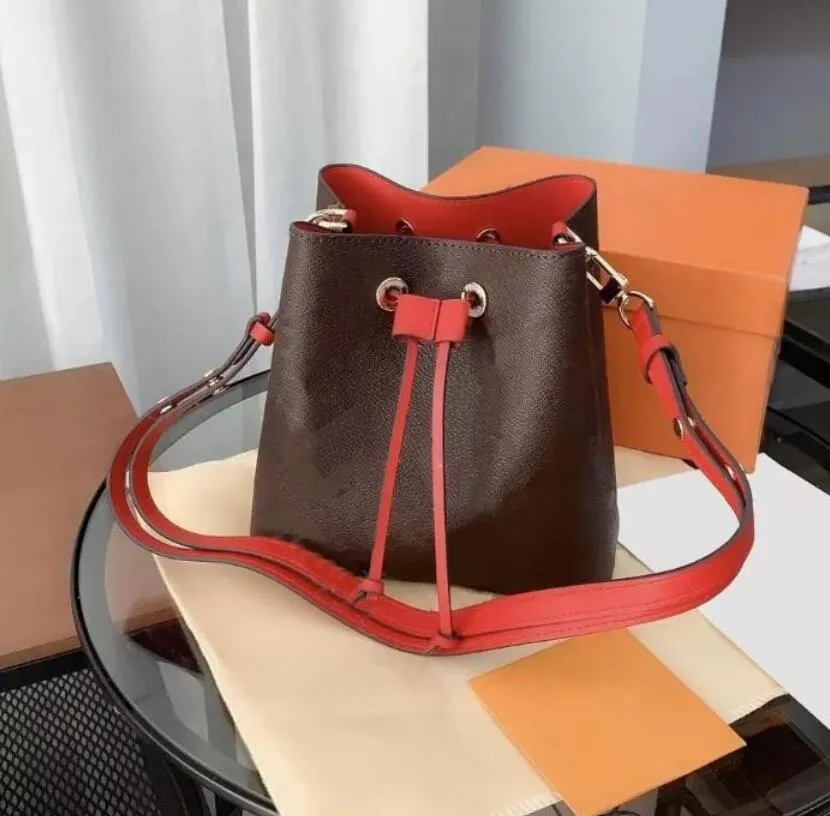オリジナルの高品質のファッションデザイナーラグジュアリーイブニングバッグハンドバッグ財布ネオノエバケットバッグ女性ブランドクラシックスタイル本革のショルダーバッグ