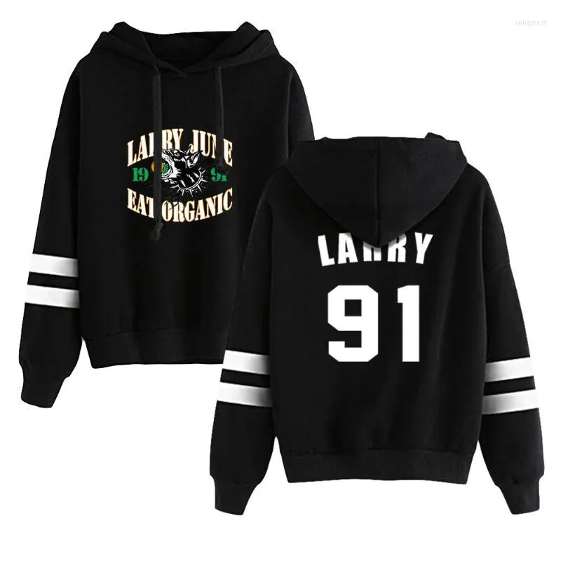 Sweats à capuche pour hommes Larry June unisexe à manches longues mode Streetwear sweats à capuche