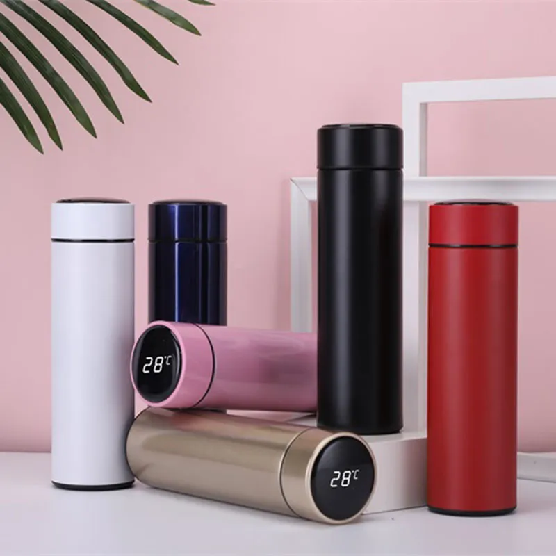 Smart LCD Display Stainless Steel Thermos Temperature Vacuum Flask