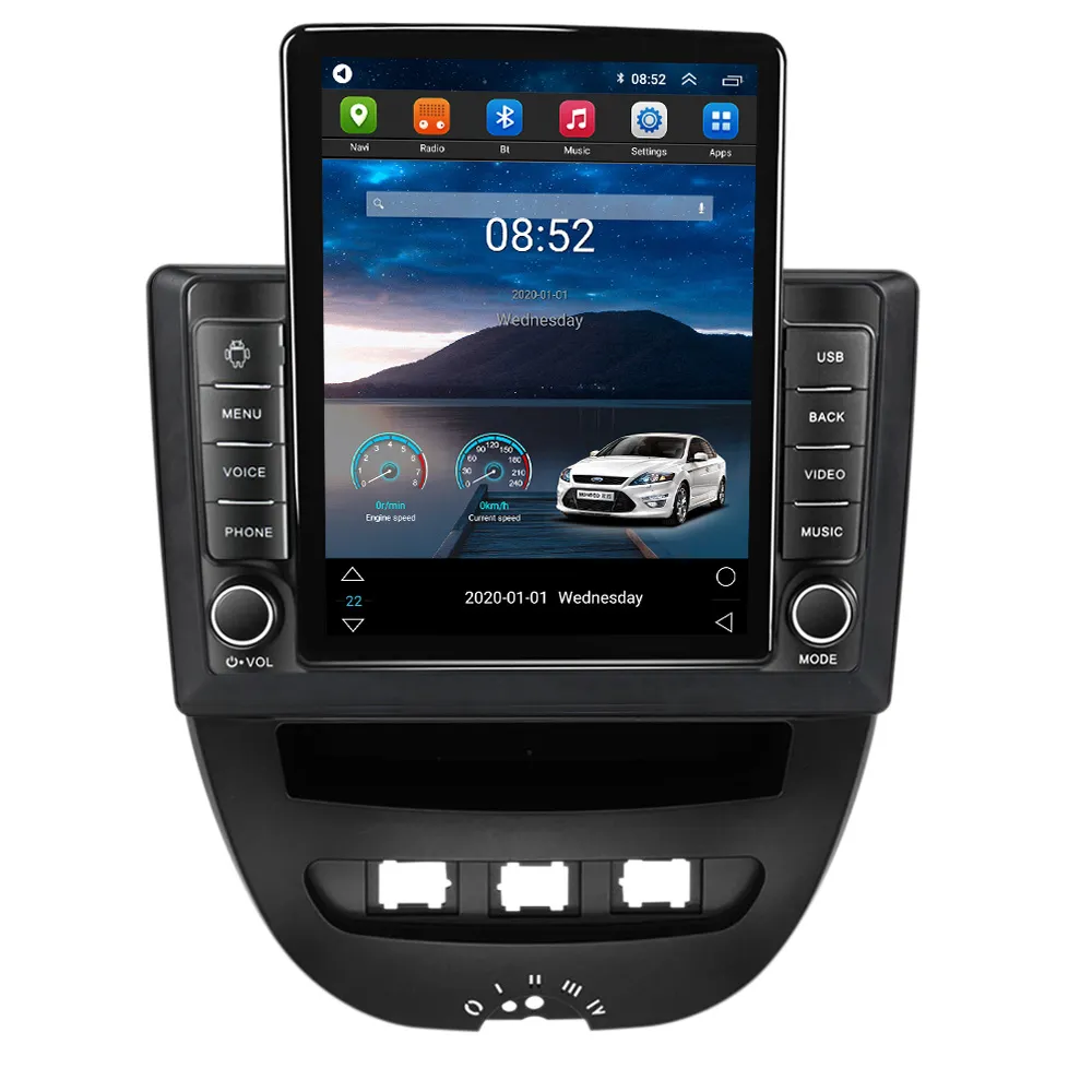 GPS 라디오 10.1 인치 안드로이드 자동차 비디오 내비게이션 시스템 2005-2014 Bluetooth 백미어 카메라 USB Wi-Fi와 함께 Citroen Auto Stereo