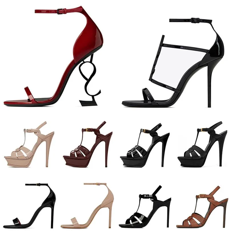 Женские роскошные туфли дизайнерские обувь на высоких каблуках сандалии Opyum Насосы насосы Stiletto каблук