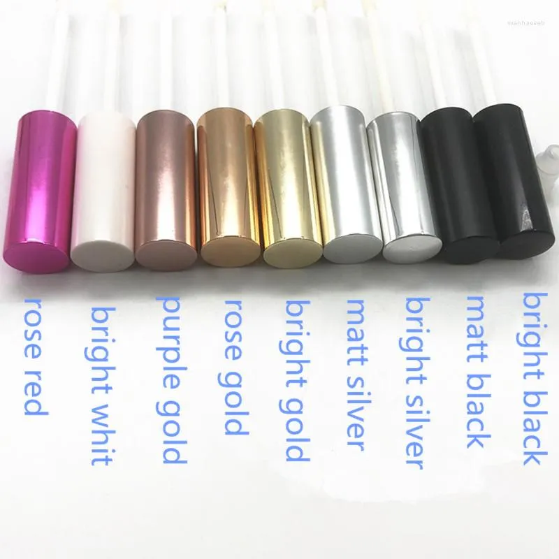 Bottiglie di stoccaggio All'ingrosso 10 ml Tubi per lucidalabbra vuoti Lucidalabbra Confezione per rossetto liquido Contenitori trasparenti per labbra 16 colori