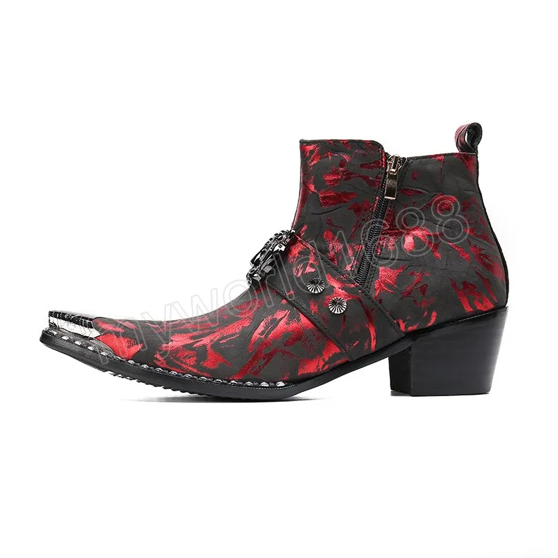 Botines rockeros para hombre sale