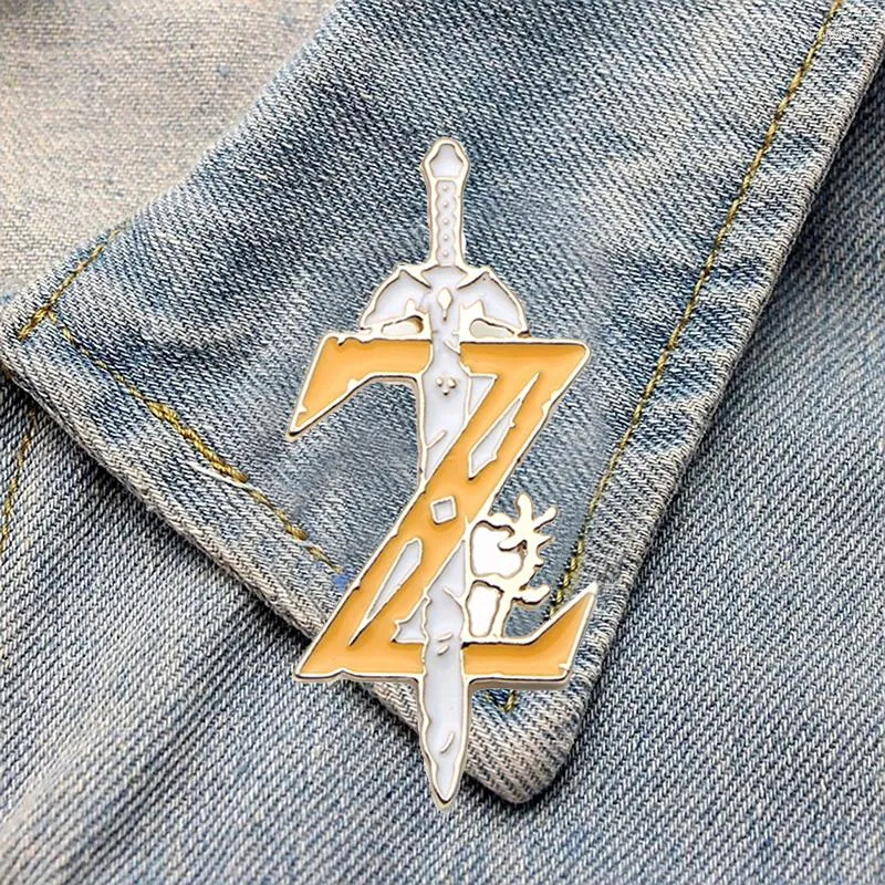 Brosches LT744 SPEL PLAYER COLLECTION EMAMEL LAPEL PIN BADGE PINS FÖR KLÄDER Ryggsäck dekoration smycken tillbehör gåvor vänner