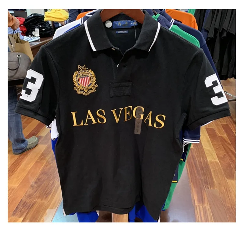 Summer Cool Golf Polos For Men Wholesale European American Style