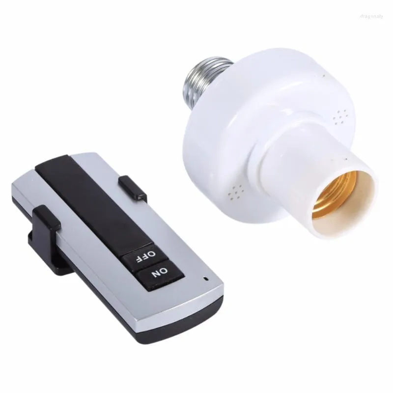 Uchwyty lampy 10M bezprzewodowe zdalne przełącznik na Off E27 Śruba LED Podstawa Światła uchwyt na gniazdo gniazdo 220V Adapter rozdzielający