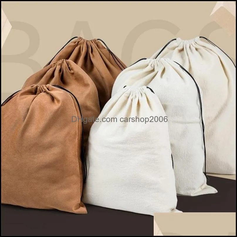 Bolsas de almacenamiento Dstring Dust Er Bolsas de almacenamiento Bolsas Bolsas-Elegantes Bolsas de joyería Veet para regalos de joyería Evento Suppl 714 Dro Carshop2006 Dhao1