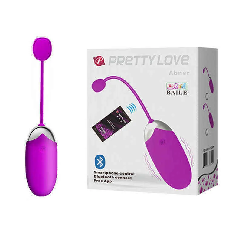 Nxy Eggs Pretty Love App Vibromasseur Bluetooth Télécommande G Spot Oeuf Vibrant