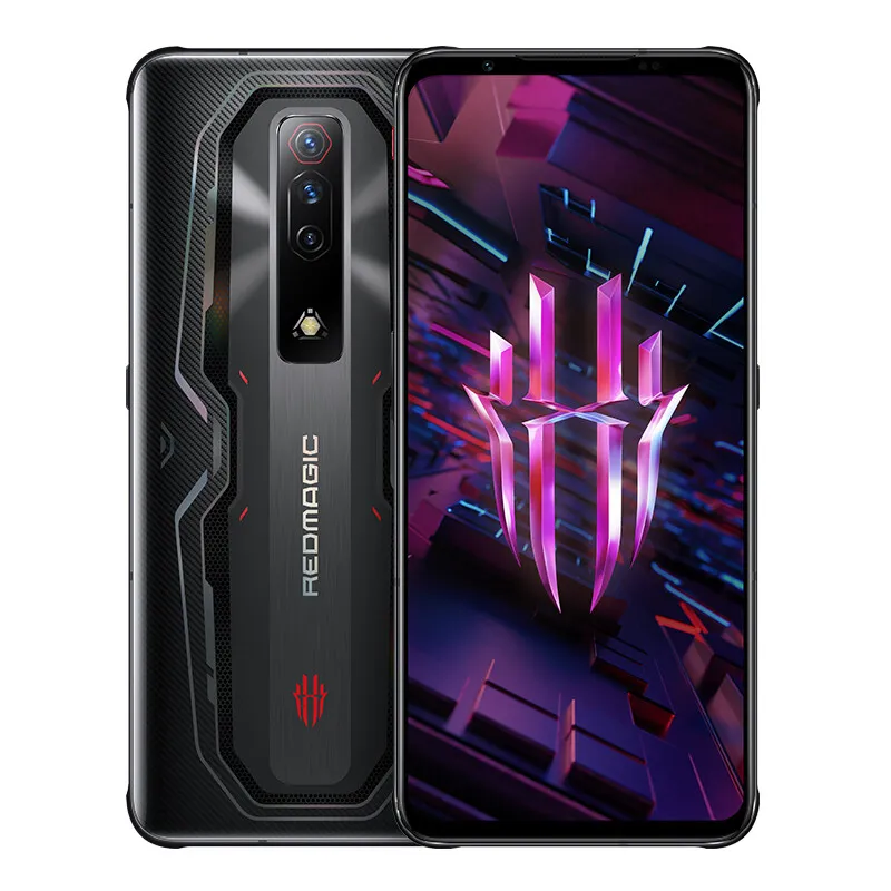 Oryginalna Nubia Red Magic 7s 5G Gier telefonu komórkowego 8GB 12GB 16GB RAM 128GB 256GB 512GB ROM Snapdragon 8 64.0MP Android 6.8 "Pełny ekran Identyfikator odcisków palców