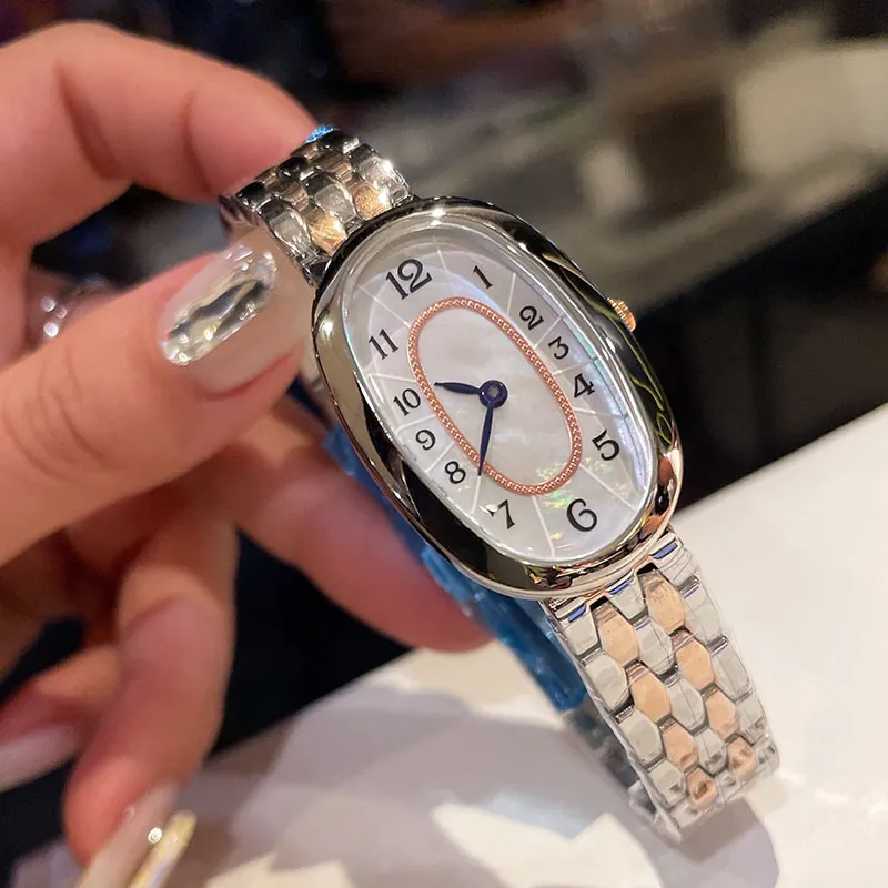 Vintage Womens Quartz Watch, Oval Analog Wristwatch ... From  display picture 1