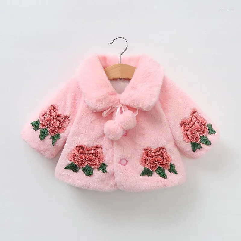 Giubbotti 3 mesi - 4 anni vestiti per bambina calda giacca a vento autunno inverno per ragazze carino mantello in peluche cappotto capispalla per bambini