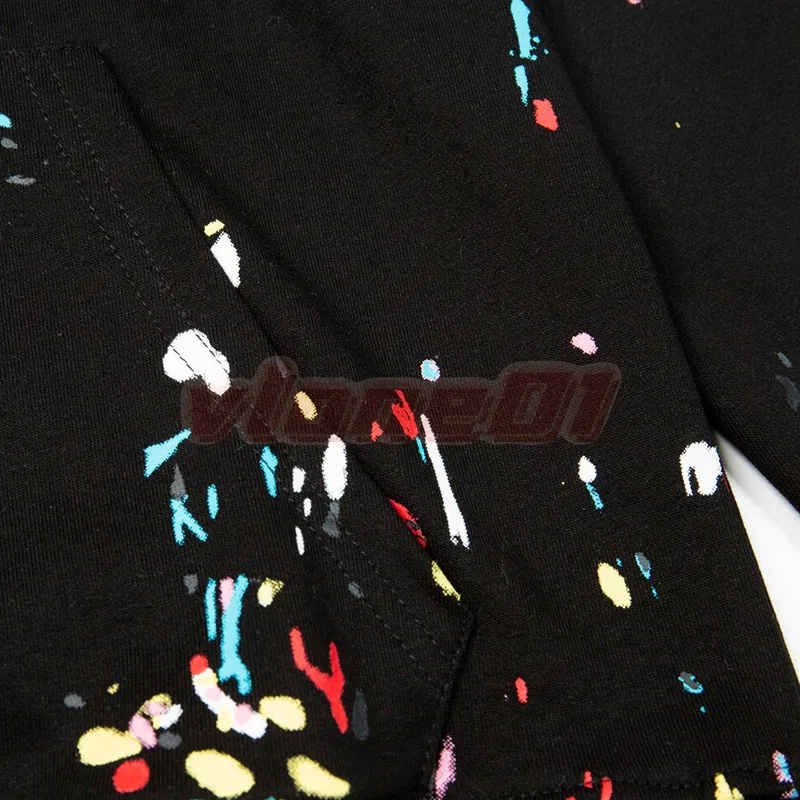 Nuevo diseñador Sudaderas con capucha Moda para hombre Fuegos artificiales de colores Sudaderas con estampado Parejas Suéter suelto informal Tamaño asiático M-2XL