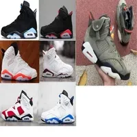kids Big boy 6 Travis Scotts OG Basketball Shoes 6s Hare White DMP Tinker B198e
