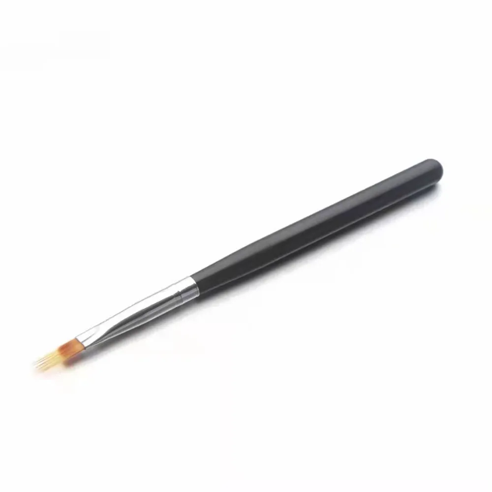 Akrilik Tırnak Fırçaları Gradyan Boyama Çizim Kalemi Siyah Terap Manikür UV Jel Tırnaklar Sanat Ombre Fırça Araçları NAB060