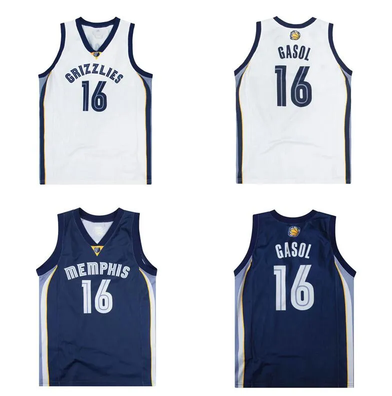 Özel Pau Gasol Basketbol Forması S-6XL 2005-06 Mesh Retro Versiyon Erkek Kadın Gençlik Formaları