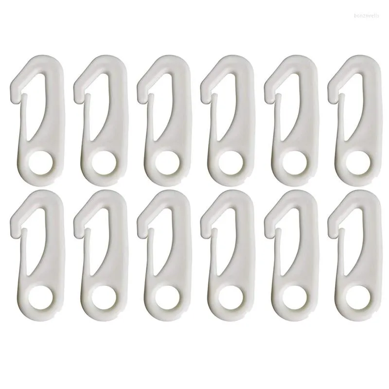 Hooks 12pcs vlag pole clip snap clips accessoire - bevestig vlaggen aan halyard touw en bok de