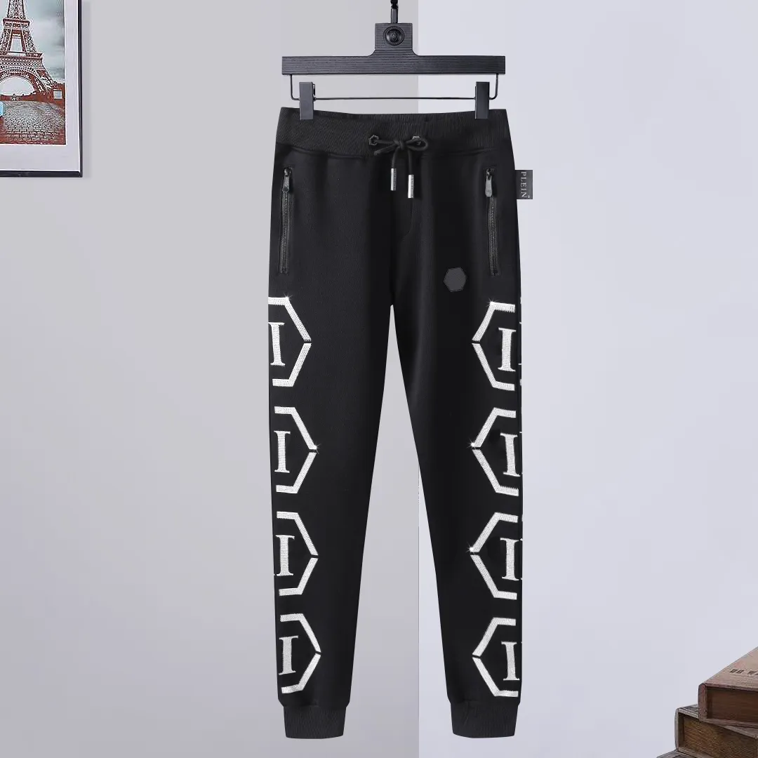 Plein beer herenbroeken joggen broek stenen gotische heren dames broek sport luxe ontwerpers joggingbroek trekstring joggers paar merk kleding 84601