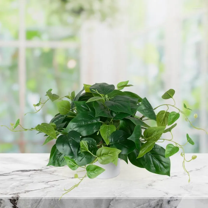 Dekoratif çiçekler yapay bitkiler bonsai pot ağacı simülasyonu sahte çiçek masa saksı süsleri masaüstü ev dekor el bahçe