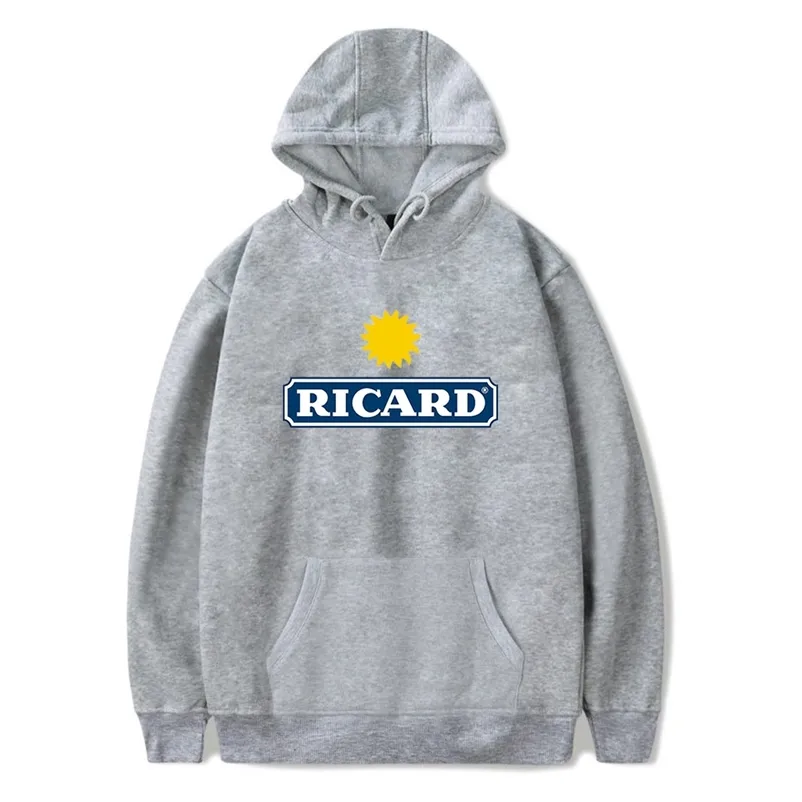 Sweats à capuche pour femmes Sweats Hommes Femmes RICARD Sweat à capuche Sportswear Couple Sweat Streetwear Vêtements Mode Street garçons filles Pull à manches longues 220829