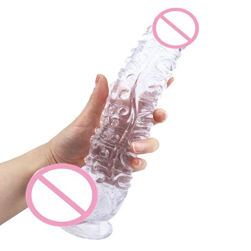 Itens de beleza 27 cm gigante feminino Dildo G-Spot Orgasmo Dildos com Copo de sucção CACO AN