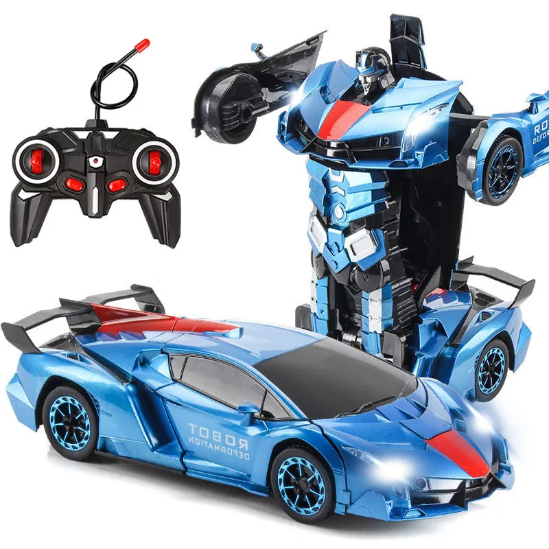 Elektrisches RC-Auto RC 24 Stile Roboter Spielzeug Transformation Sportfahrzeug Modell Fernbedienung Coole Verformung Kinder Geschenke für Jungen 220829