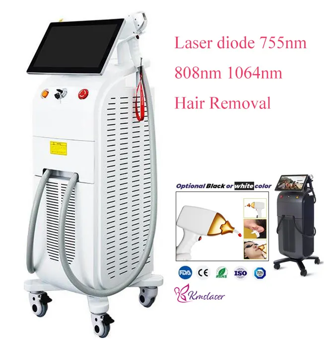 آلة إزالة الشعر 755 808 1064nm أمواج ألمانيا شريط الليزر لا يوجد شعر كامل جسم منطقة Lazer Diode 3500W طاقة عالية CE معتمدة سريعة التسليم