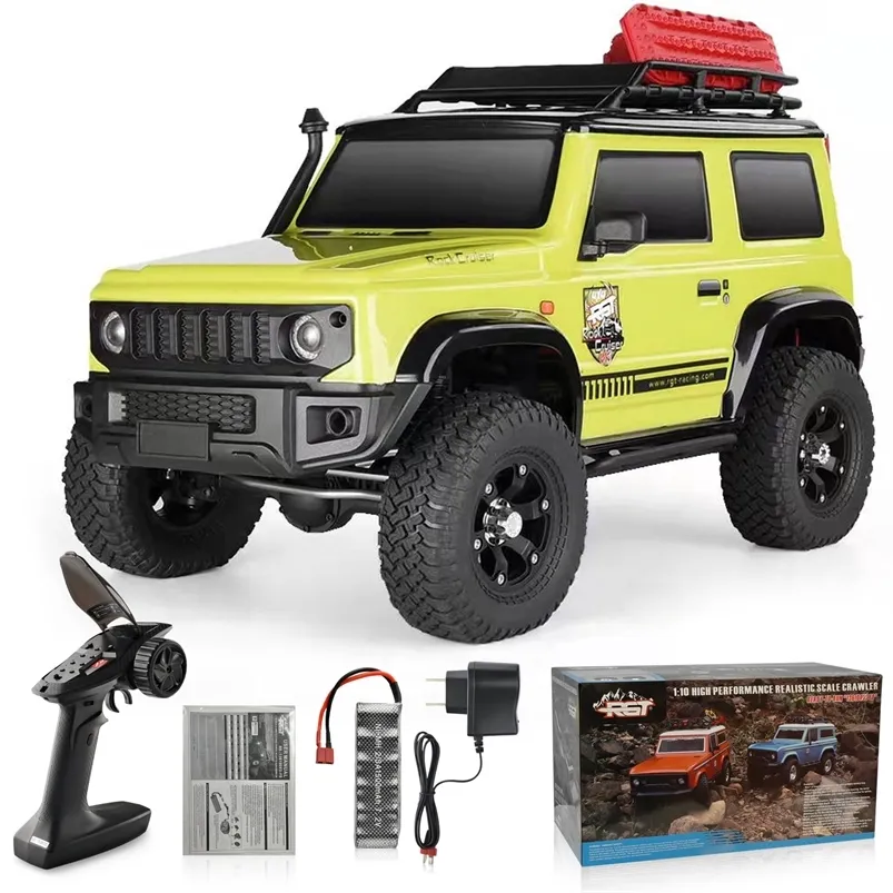 Electric/RC Car Electric RC Car RGT Crawler 1 10 4wd Off Road Rock Cruiser 4 136100V3 4x4 Waterproof Hobby Toy for Kids 220829 240314