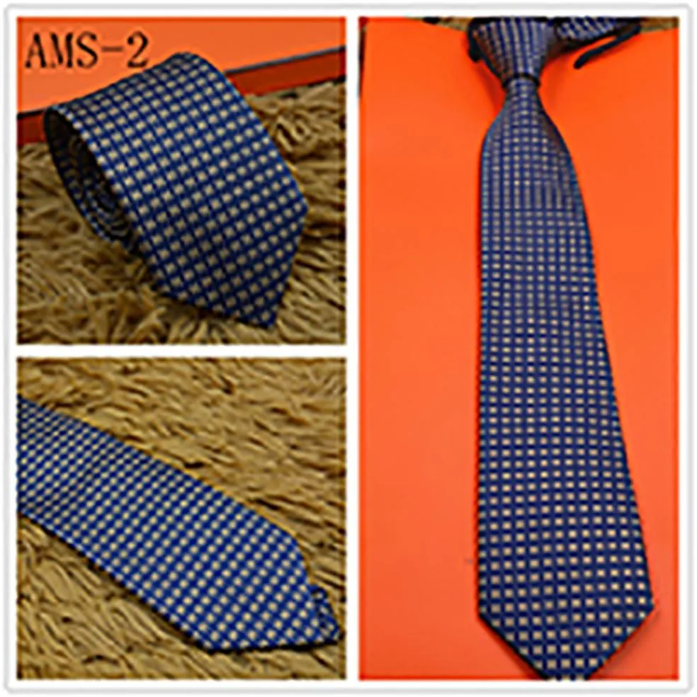 20 Style Men's Letter Tie Silk Necktie Big Check Little Jacquard Party Wedding Fashion Design بدون Box H20307E