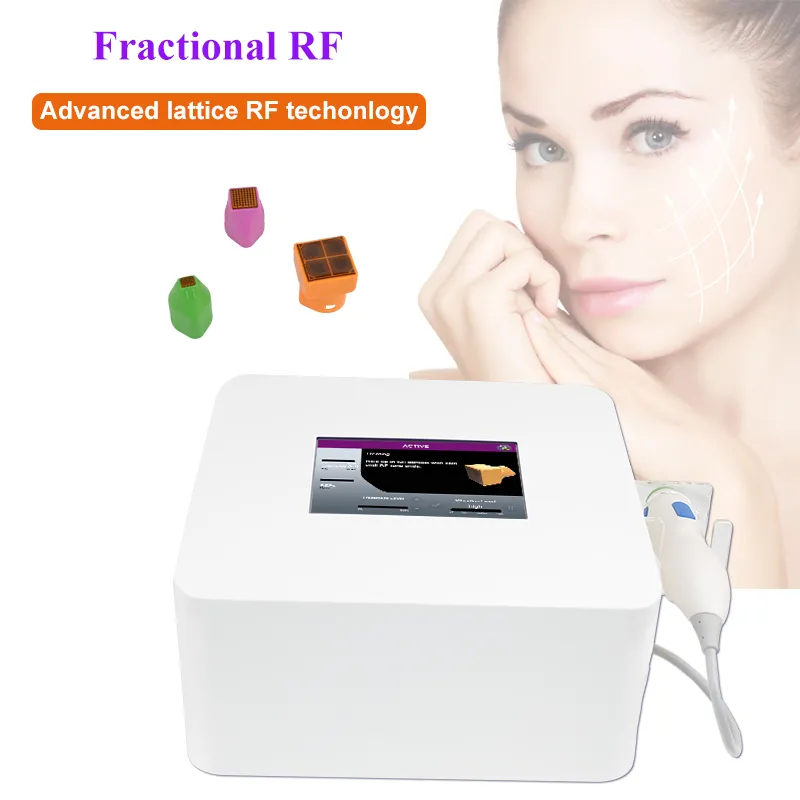 Ny v￤rmefraktionell mikronedling RF Beauty Equipment Radiofrekvens Wrinkle Remover Skin ￥tdragning av antiaging ansiktsmaskin