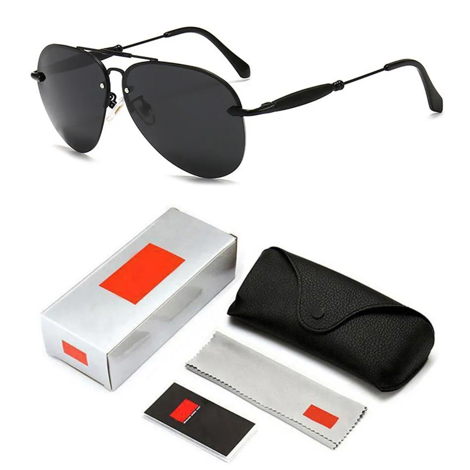 3515 Ray Polarized Fashion Sunglasses 여성 남성 남성 남성 금지 안경 빈티지 Oculos de Sol과 오리지널 브랜드 Box3208