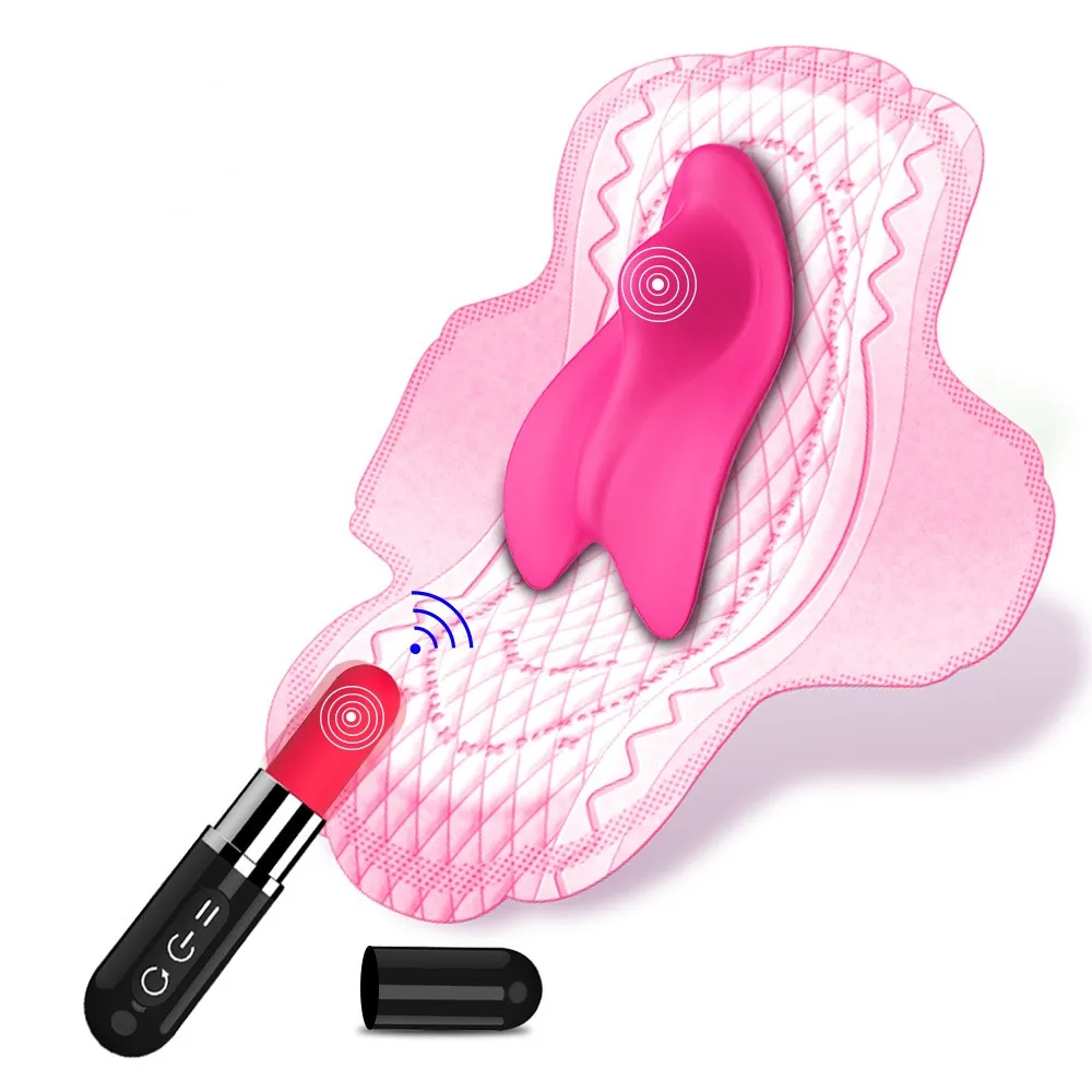 Skönhetsartiklar 2 i 1 trådlösa trosor vibrator för kvinna klitoris stimulator med fjärrkontroll läppstift dildo sexiga leksaker vuxna 18