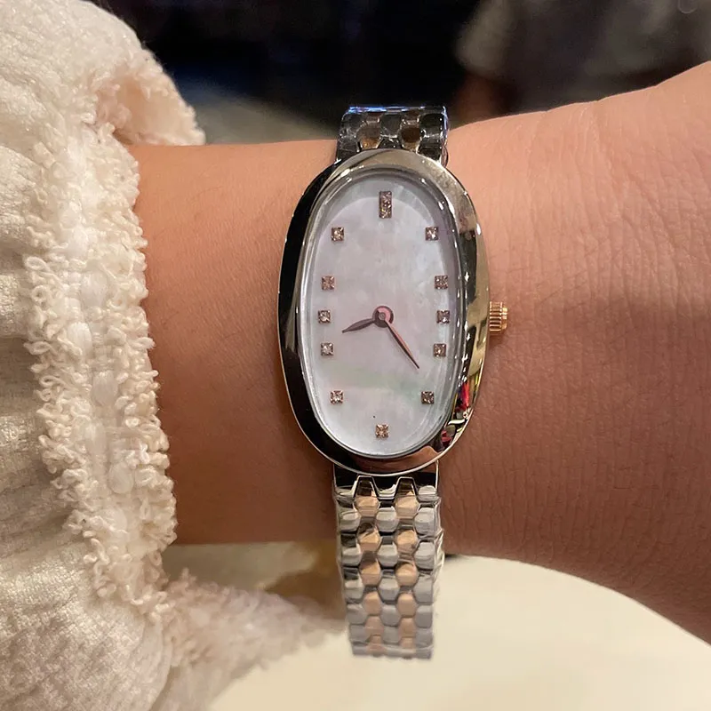 Vintage Womens Quartz Watch, Oval Analog Wristwatch ... From 