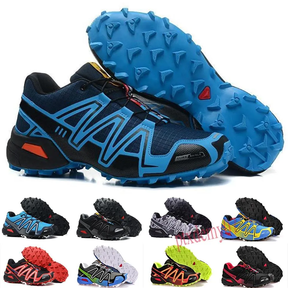 2019 الكامل Zapatillas Speedcross 3 أحذية غير رسمية للرجال السرعة عبر المشي أحذية رياضية رياضي حجم 40-46 P01171C
