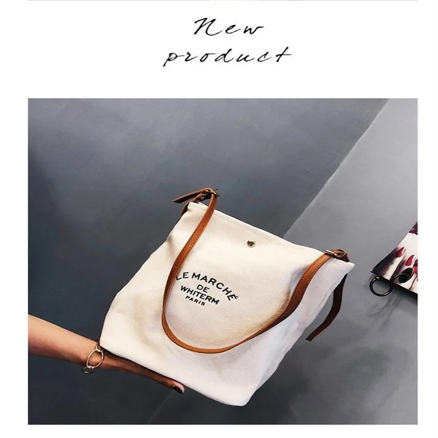 وصول جديد حقائب مدرسة FDB Canvas الكتف حقيبة أزياء حقائب اليدين فتاة التسوق Messenger Crossbody Bag2220